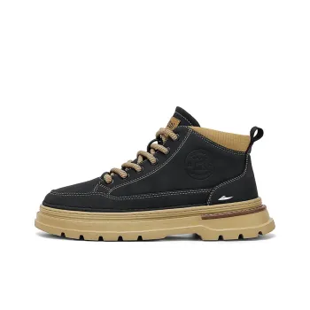 Kuding Martin Boots Men Black/Brown