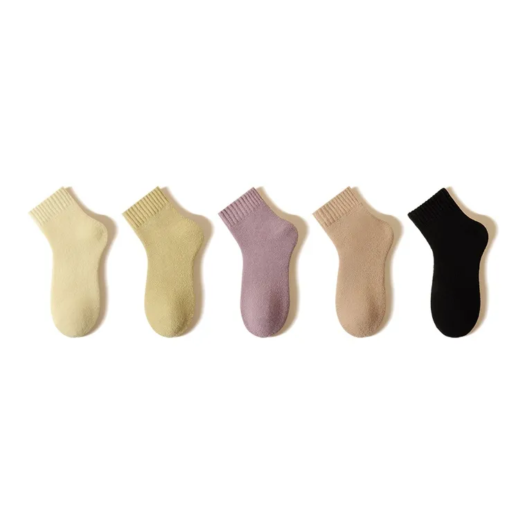 Temooues Mid Calf Socks Women's Combo Set-11