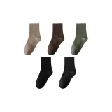 5 Pack[1 Khaki+1 Camel+1 Pale Green+1 Black+1 Dark Gray]