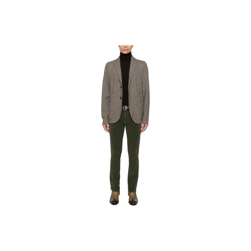 Ralph Lauren Purple Label Mid Rise Felted Trousers-1