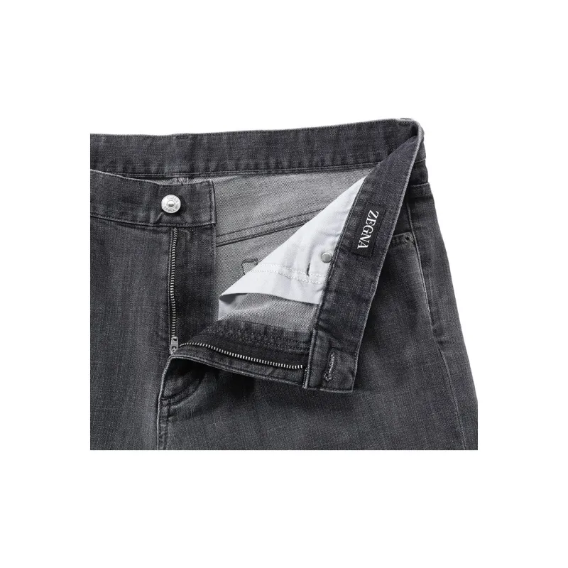 Ermenegildo Zegna Straight Leg Mid Rise Jeans-4