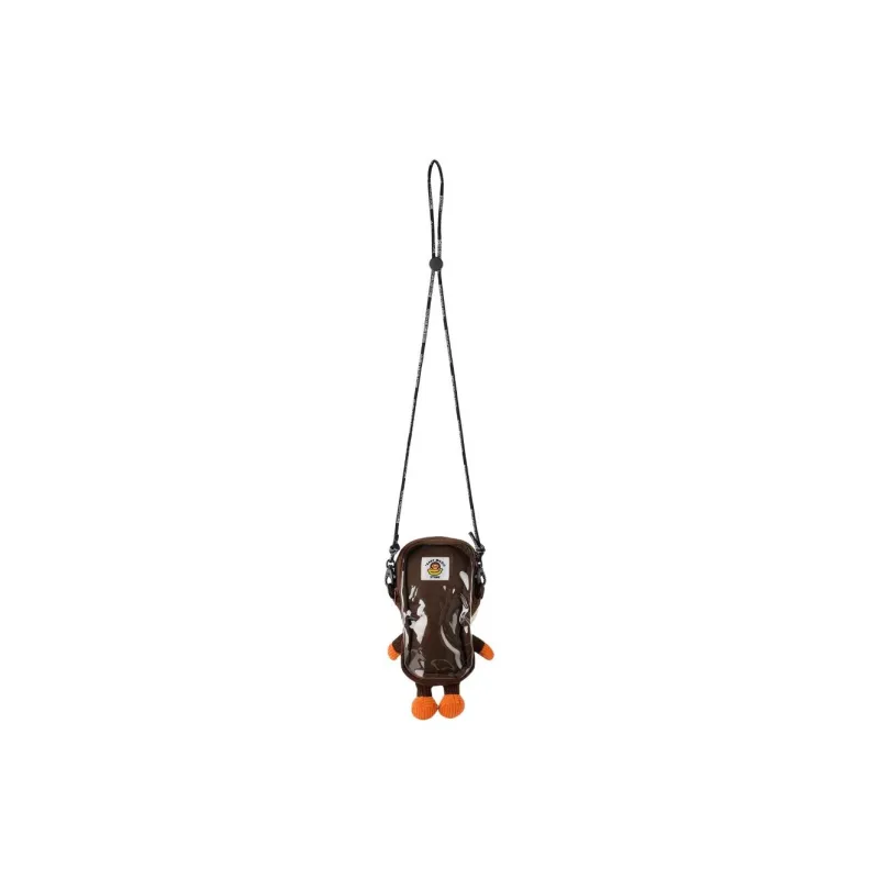 A BATHING APE Polyester Shoulder Bag Crossbody Bag Cell Phone Pouch Regular Women's Brown-4