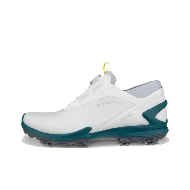 Ecco Low Top Golf Shoes Men's White-0