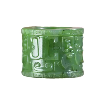 Jade Charm Yao Hetian Jade Rings Jasper Unisex
