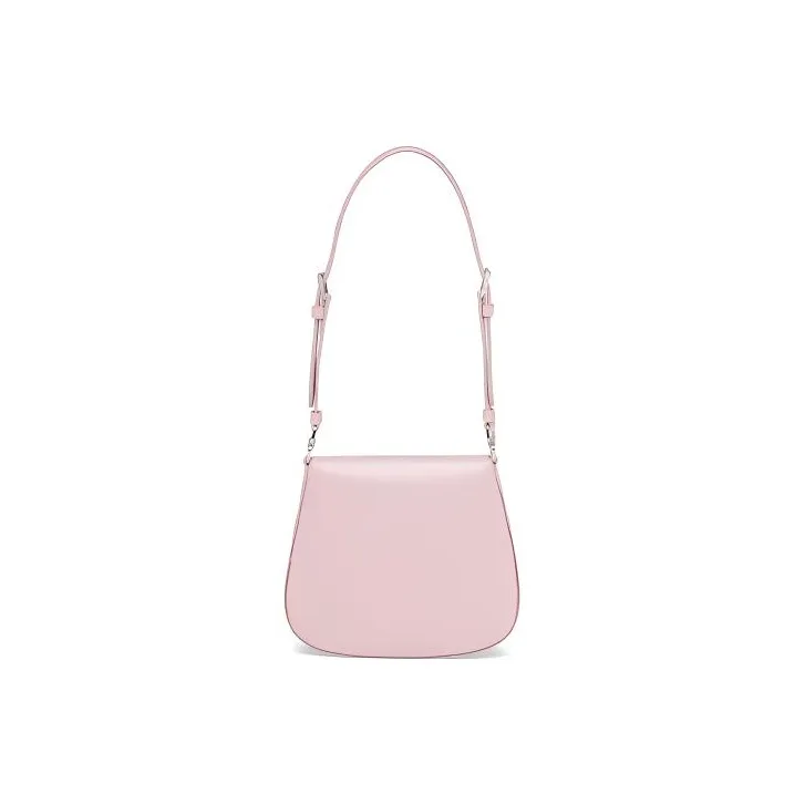 PRADA Shiny Leather Crossbody Bag Shoulder Bag Mini Women's Snow Pink-2