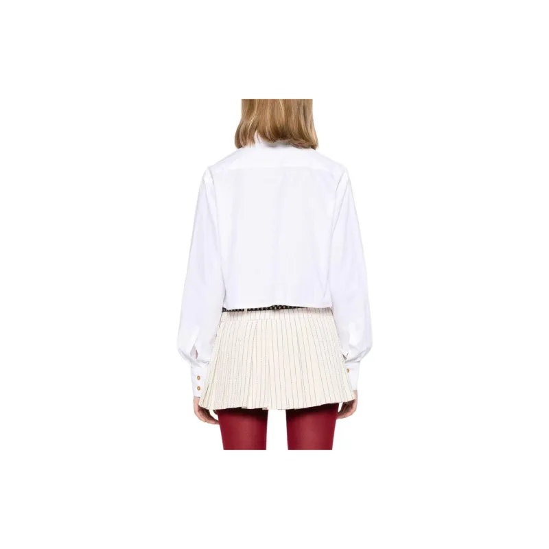 Vivienne Westwood Cut Out Cropped Shirt-2