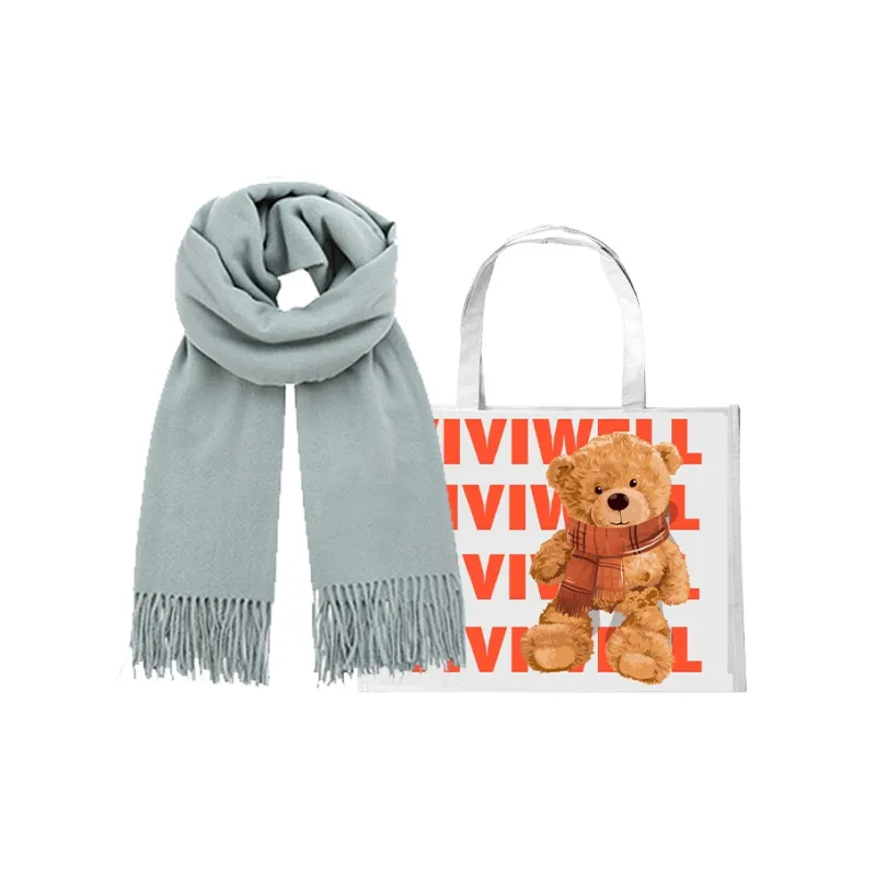VIVIWELL Knit Scarves Unisex-15