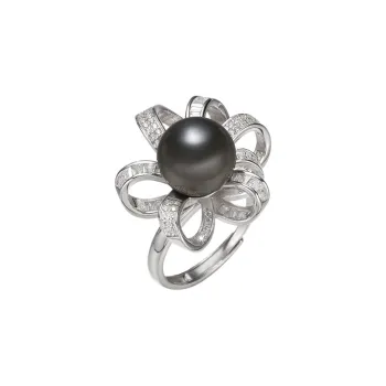 ZHENZHUAOMI Pearl Rings Women's