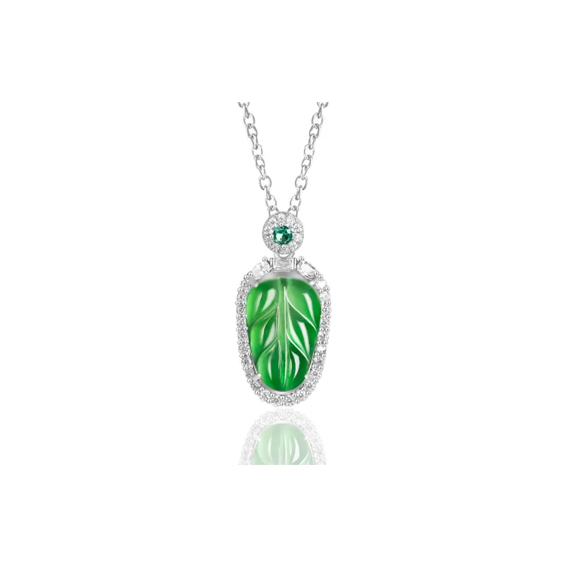 Jade Is Boundless Ice Type Jadeite Necklaces Unisex-0