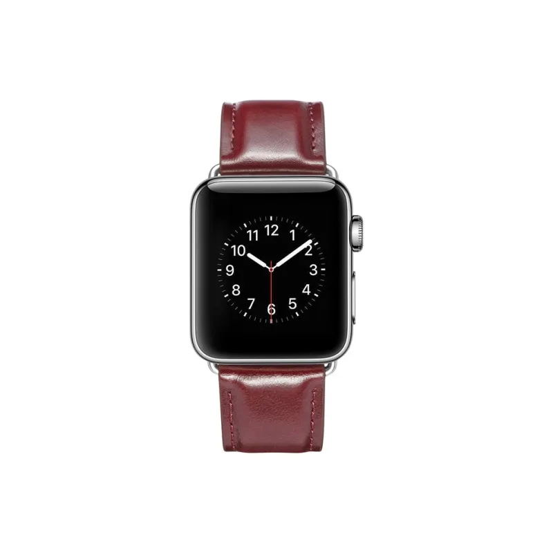 Vobafe Watch Band Apple Compatibility Cowhide Leather Material-6