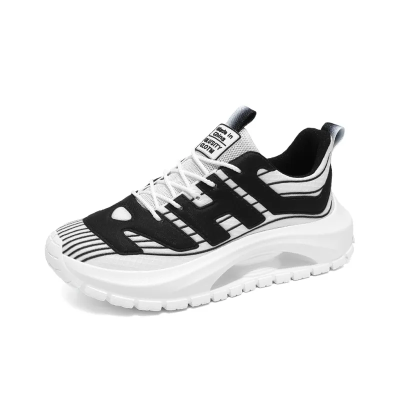 Meiretu Support Impact Resistant Low Top Casual Running Shoes Men's-2