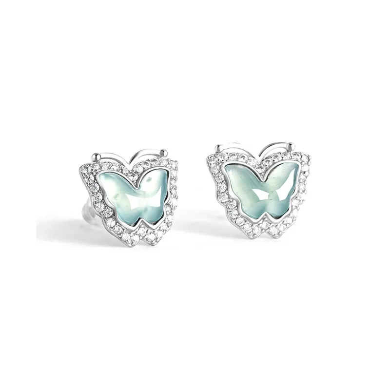 Jade Is Boundless Ice Type Jadeite Earrings Women's-1