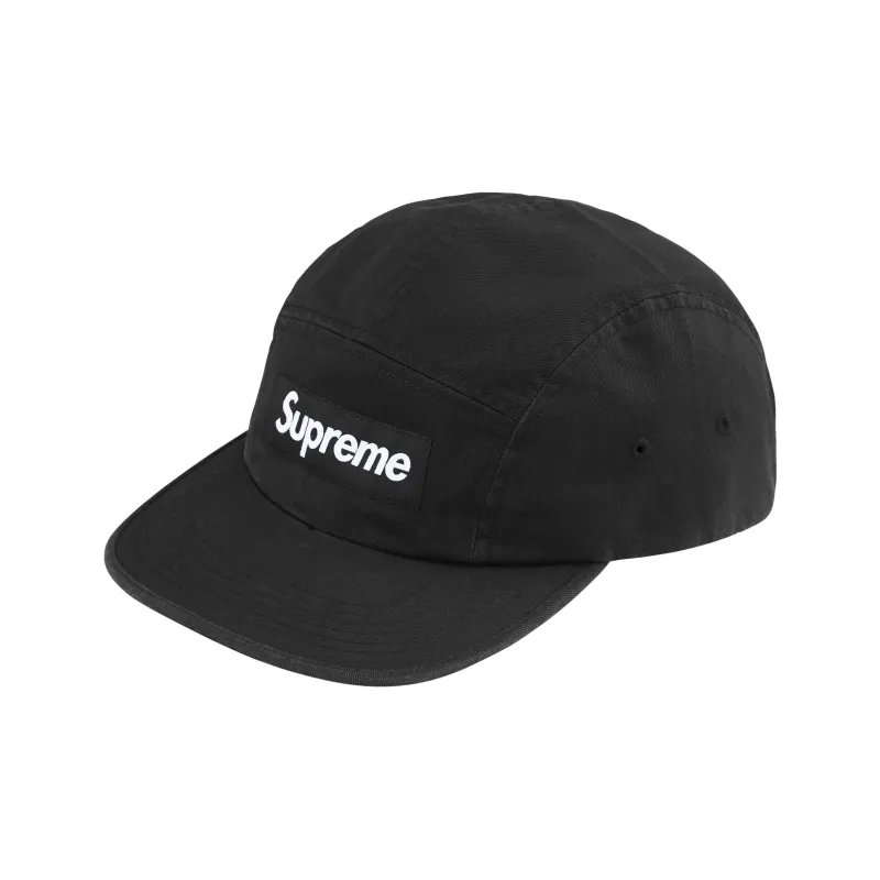 Supreme Washed Chino Twill Camp Cap FW24-0