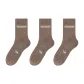 [Thermal Terry, Heat Retention and Temperature Lock]Dark Coffee (3 Pack)