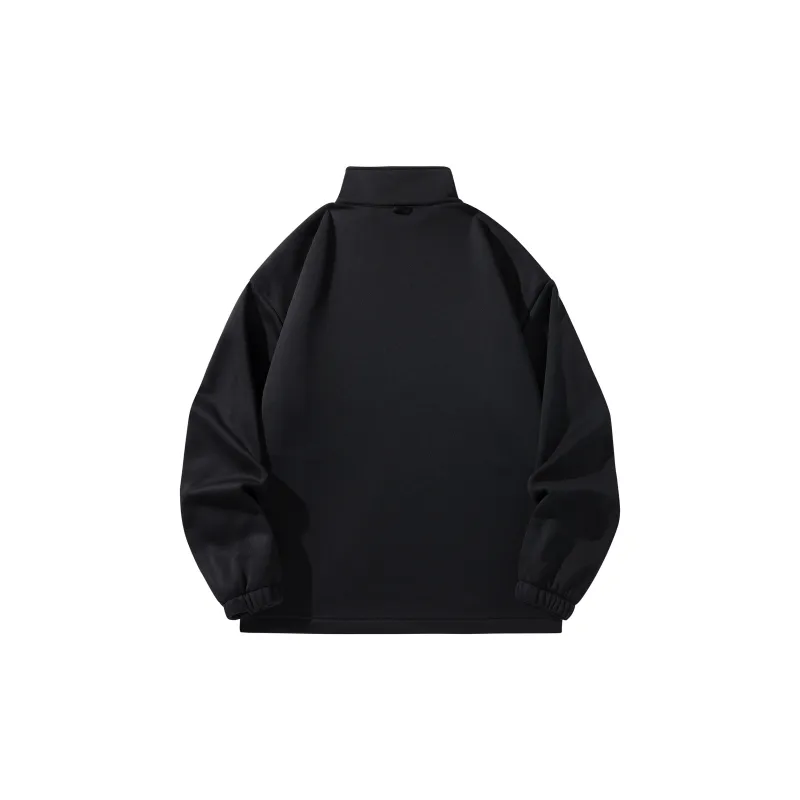 Crayon Shinchan Velvet feel Coat Unisex Black-1
