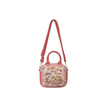 AOSONG Suede Tech Fabric Crossbody Bag Unisex Little Cake Bunny