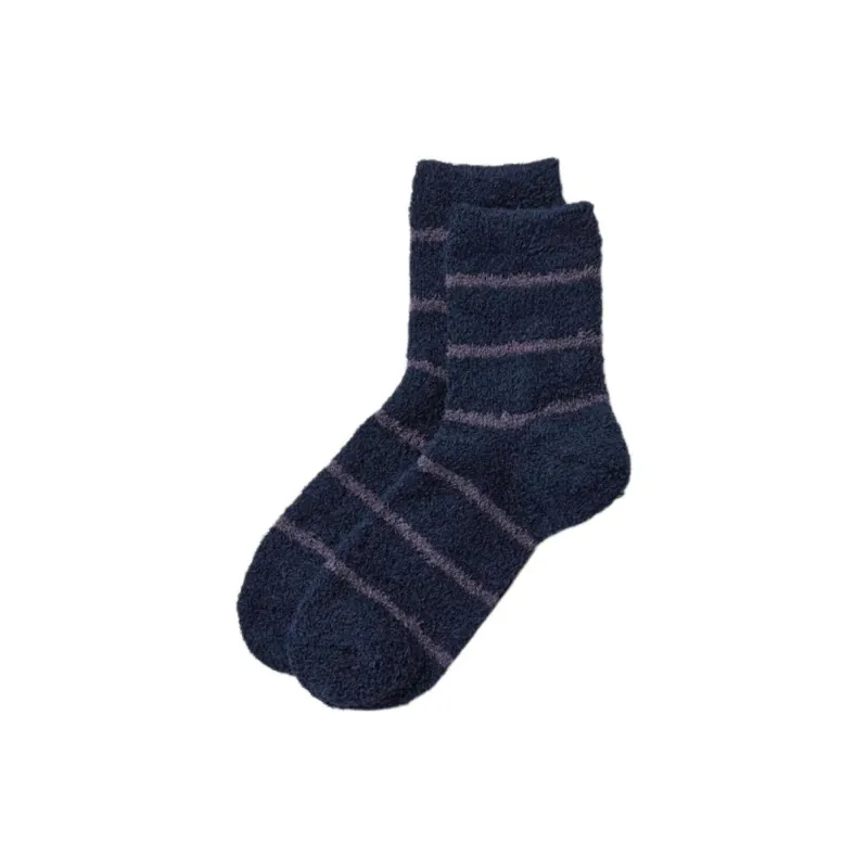 UNIQLO Mid Calf Socks Men's 1 Pack Navy Blue-0