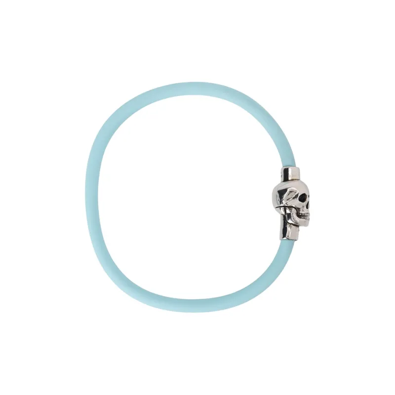Alexander McQueen Skull Charm Cord Bracelet-1
