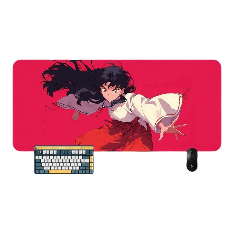 SHIBADU Rubber Inuyasha Extra Large Anime Computer Table Mat Desk Mat Good Looking Mouse Pad Mouse Pads-3