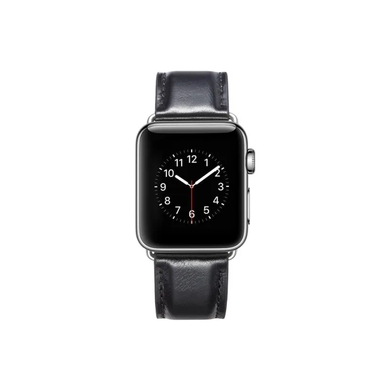 Vobafe Watch Band Apple Compatibility Cowhide Leather Material-1