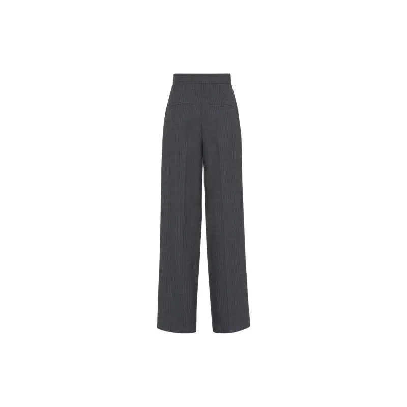 FENDI FW24 Casual Pants Women's Gray-1