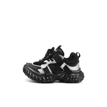 Jeep Slip Resistant Cushioning Wear Resistant Warm Kids Lifestyle Shoes Glacier Silver Black Kids'