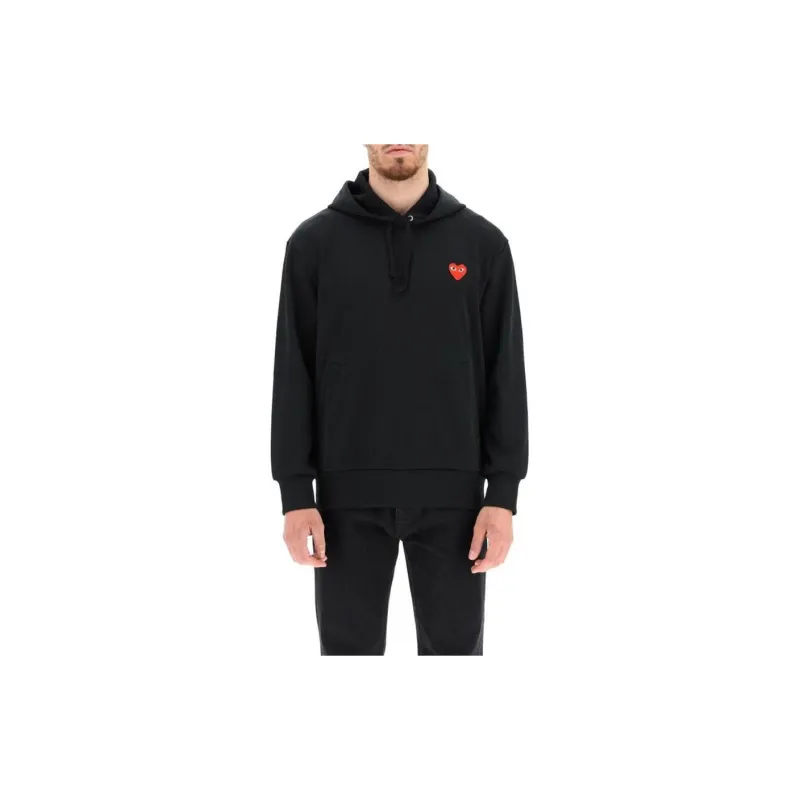 CDG Play Sweatshirt Unisex Black-1
