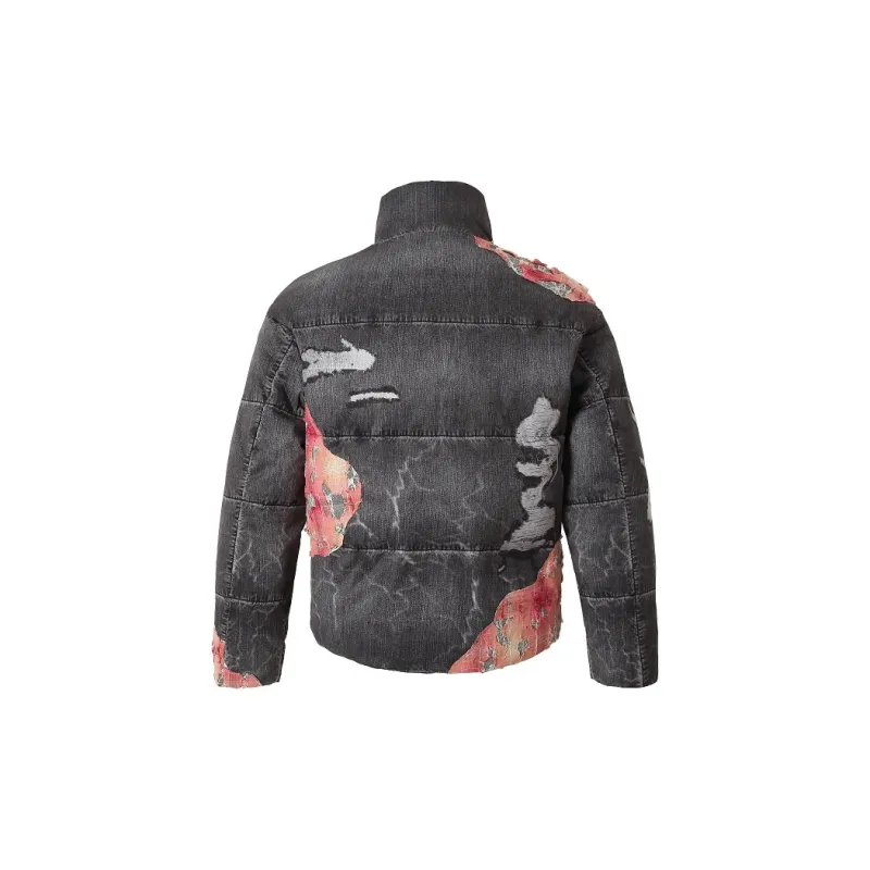 YADcrew Down Jacket Unisex Black-1