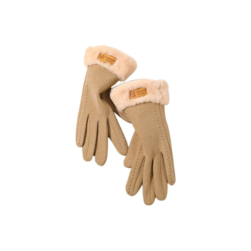 15 MINS 92% Polyester 8% Elastane Knit Gloves Women's-7