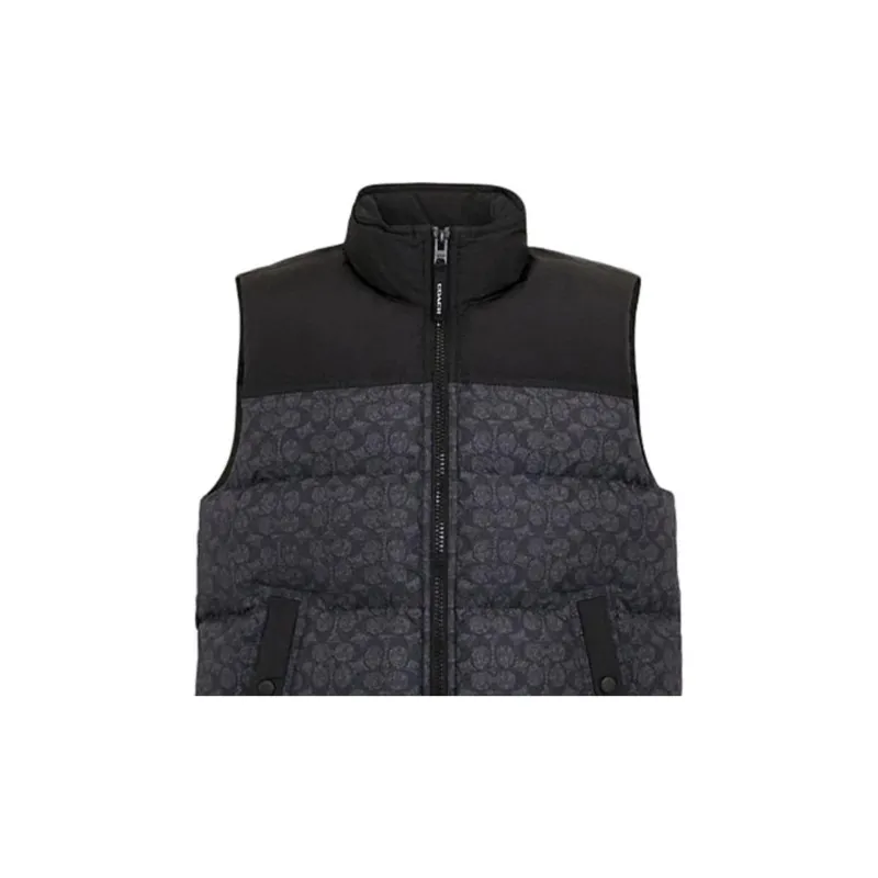 COACH FW24 Down Jacket Men's Charcoal Gray-4