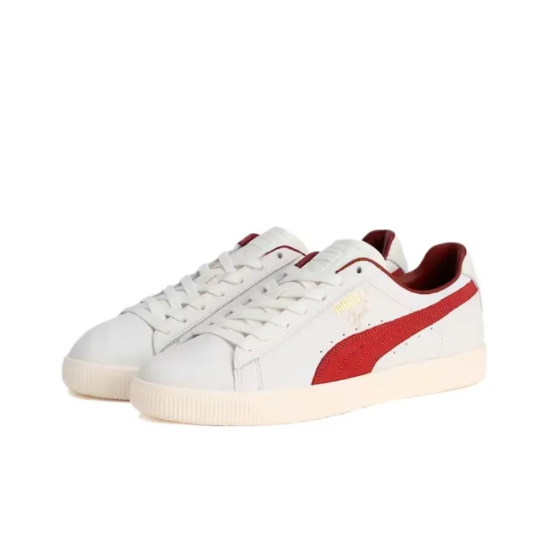 PUMA Clyde Made In Italy White Intense Red-2