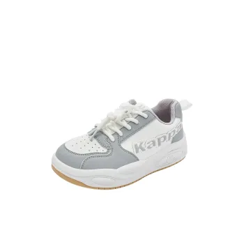 KAPPA KIDS Anti Slip Wear Resistant Low Top Kids Lifestyle Shoes White Gray Kids'