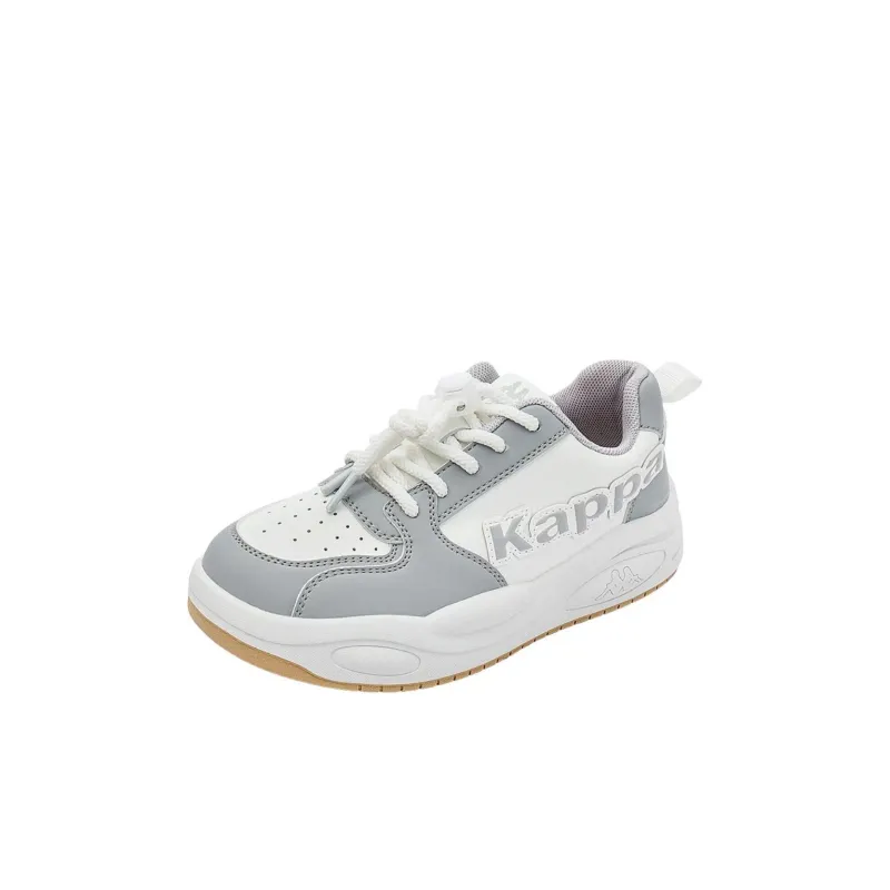 KAPPA KIDS Anti Slip Wear Resistant Low Top Kids Lifestyle Shoes White Gray Kids'-0