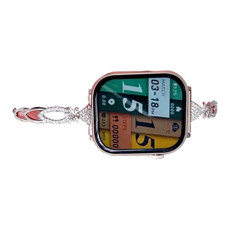 NCFCK Watch Band Apple Compatibility Metal-11