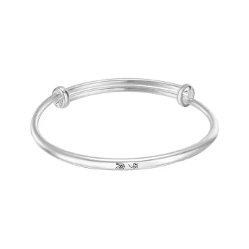 Danfu 999 Fine Silver Sterling Silver Bracelets Women's