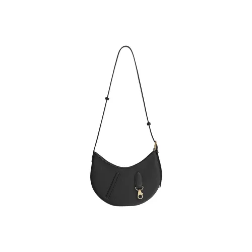 HERMES P'tit Arcon Togo Leather With Swift Calfskin Shoulder Bag Crossbody Bag Women's Black