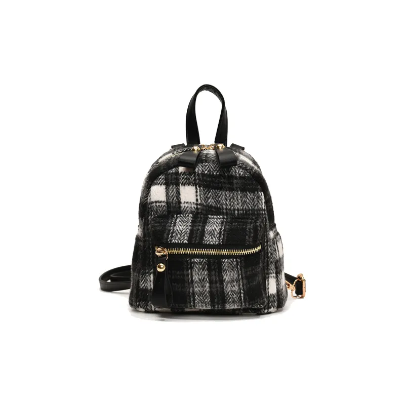 RUIPAI Woolen Backpack Women's Multicolor-0