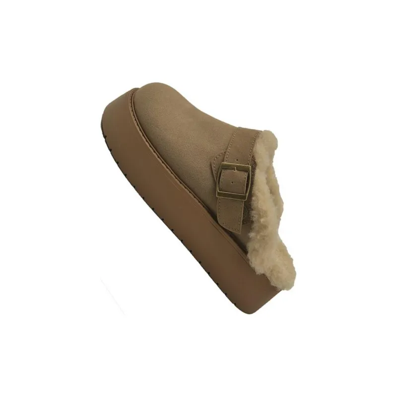 Yamada Hyakuju Home Slippers Khaki Light Brown-3