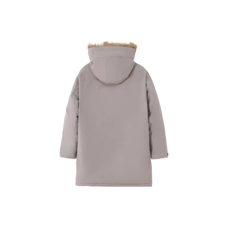 Suamoment Winter American Vintage Casual Coat Top Unisex-9