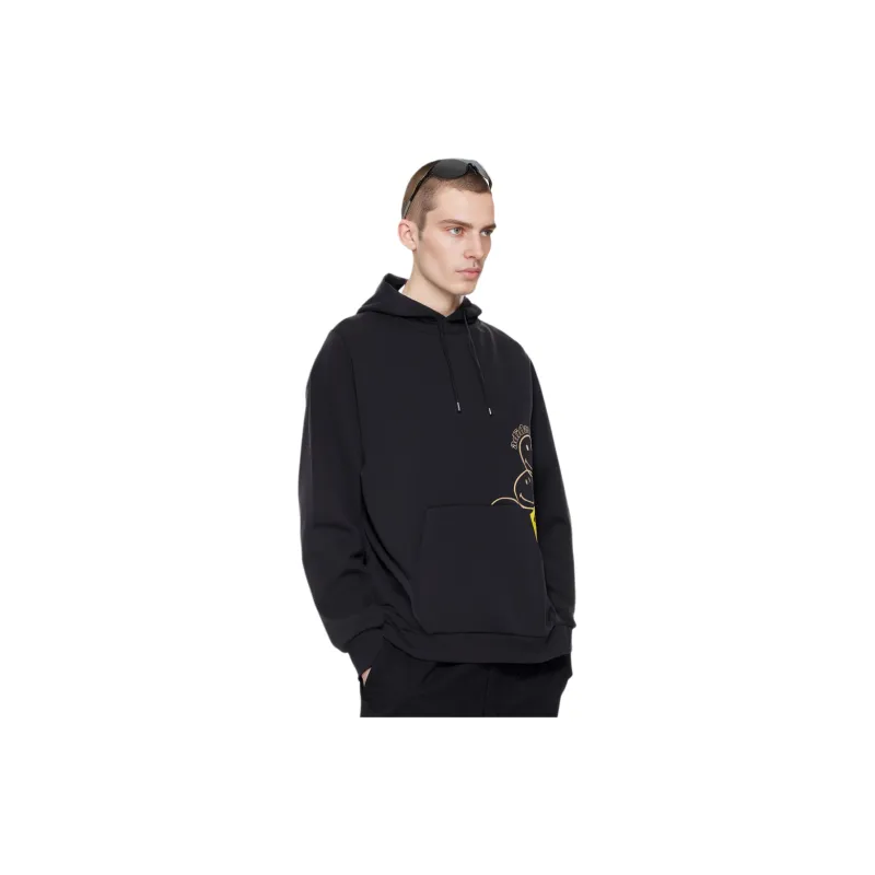 Adidas Sweatshirt Unisex Black+Shopping Bag-3