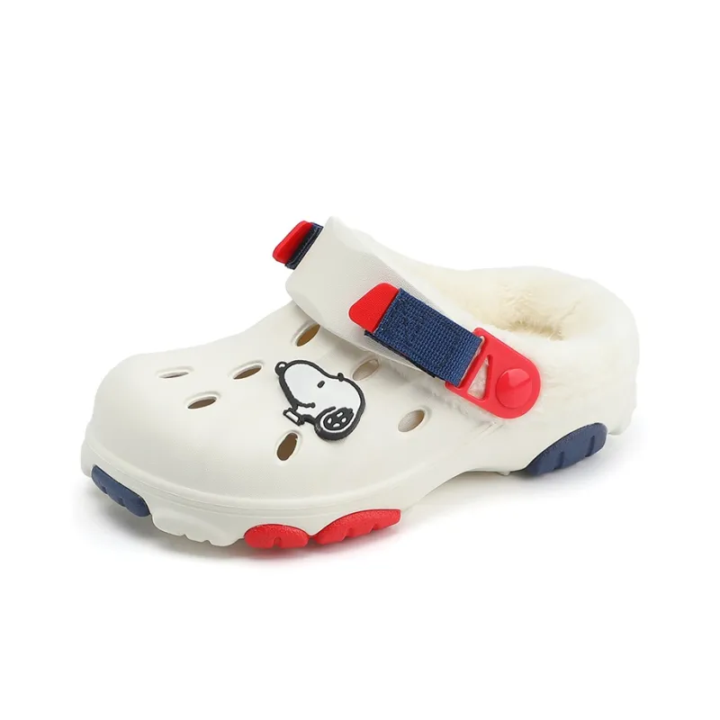 SNOOPY Anti Slip Wear Resistant Breathable Warm Low Top Kids' Slippers Kids'-1