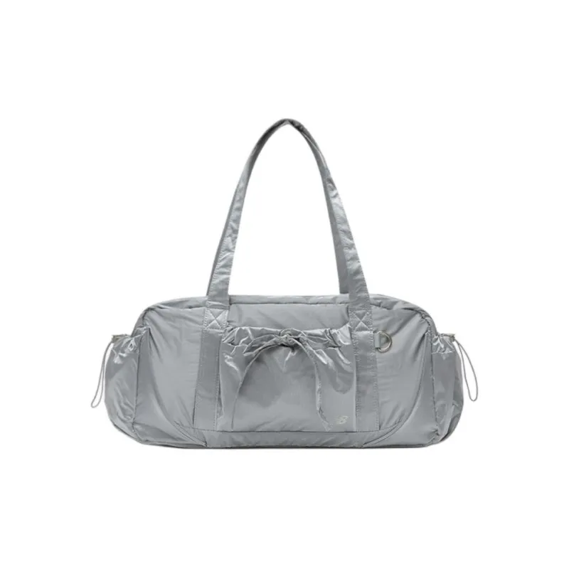 New Balance Nylon Handbag Travel Bag 13.5L Unisex Silver-0