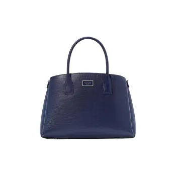 Kate Spade Saffiano Leather Tote Bag Shopping Bag Shoulder Bag Crossbody Bag Handbag Women's Marine Blue