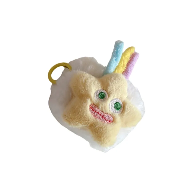 Kona Chun Compatibility  AirPods 3/1/2/Pro 2 TPU Fully Enclosed Cartoon Fun Monster Plush Anti Drop Bag Headphone Cases-5