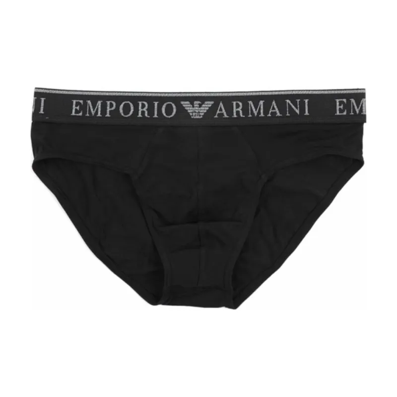 EMPORIO ARMANI EA FW24 Underpants Men's 2 Pack Black+Gray-1