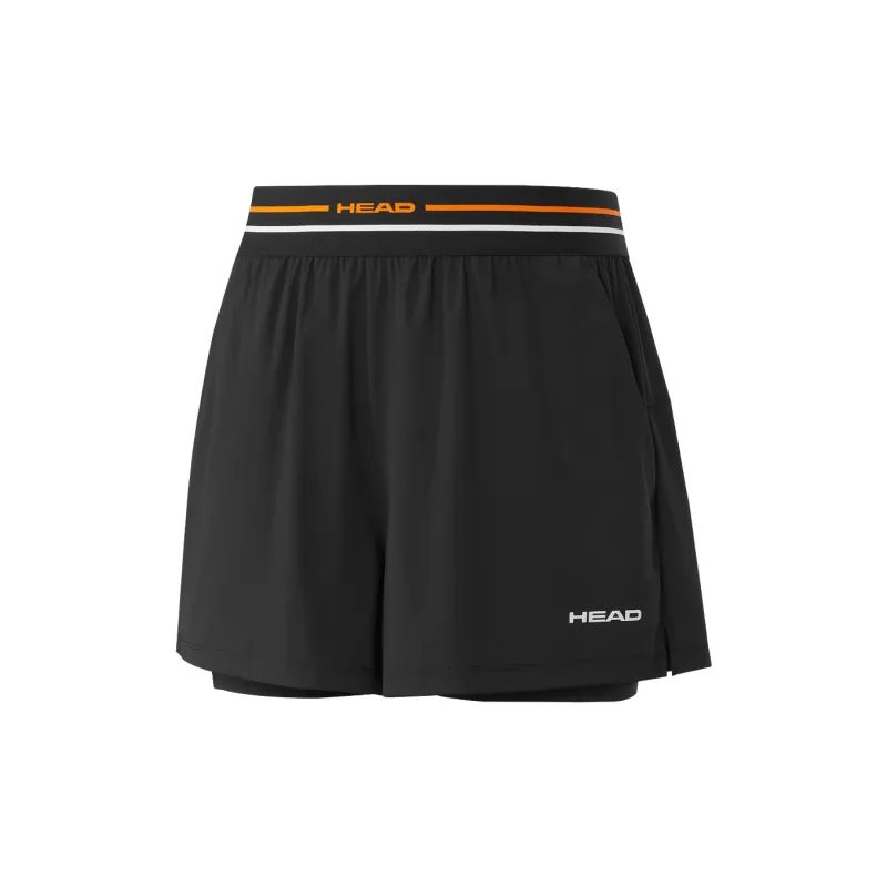 HEAD Sports Shorts Women's Black Solid Color-1
