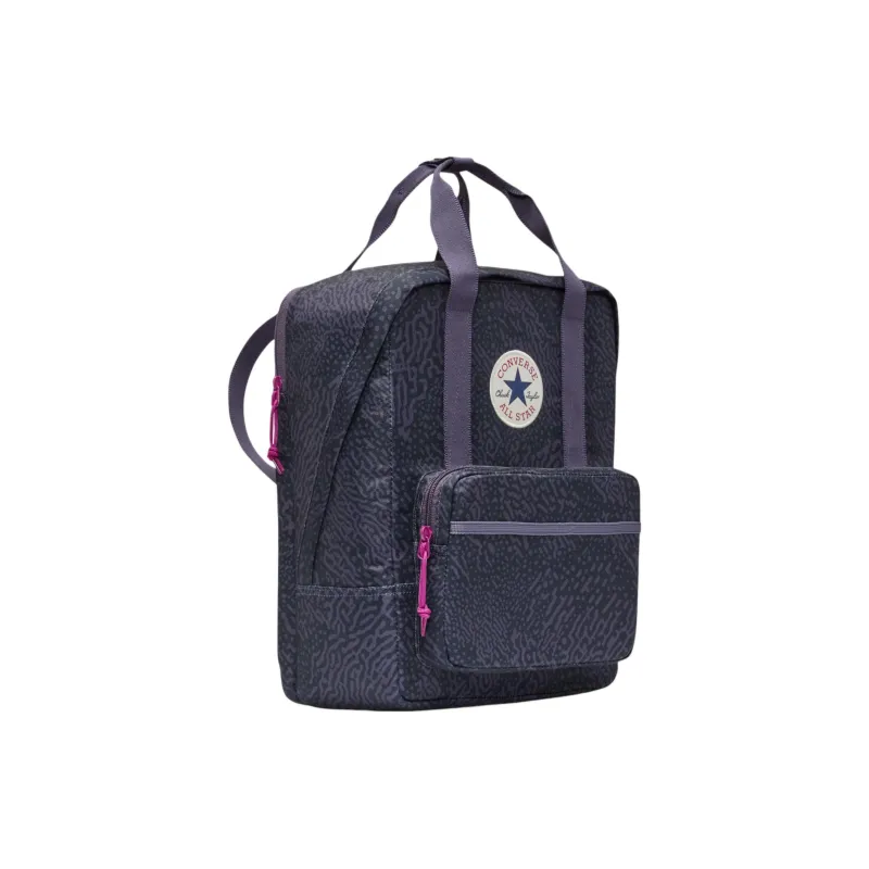 Converse Polyester Backpack Small Size Unisex Dark Purple-1