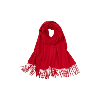 Shanghai Story 100% Sheep Wool Knit Scarves Unisex Multiple Colors