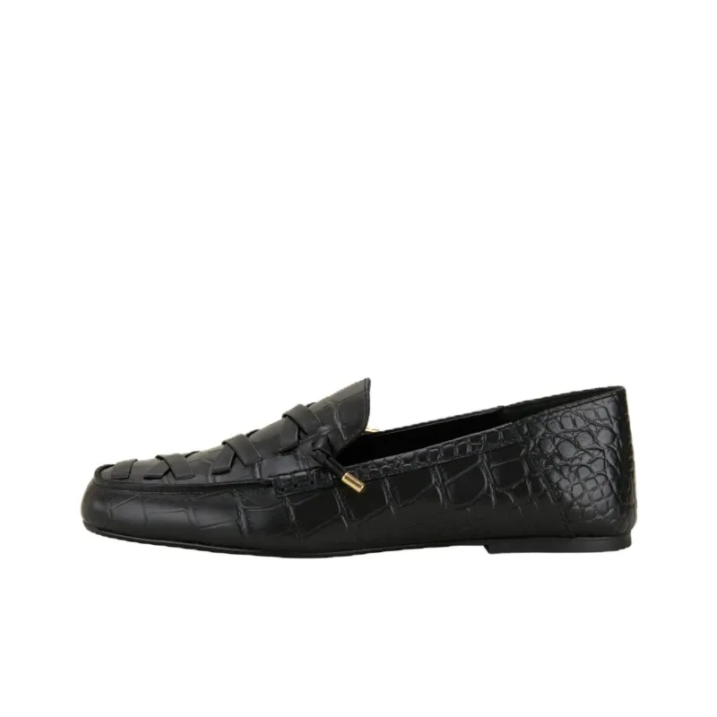 ZARA Stefano Pilati Collaboration Loafers 1cm Women's Black-0