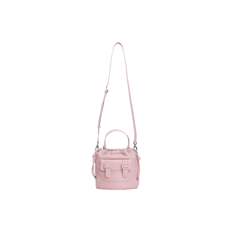MERIMIES Artificial Leather Bucket Bags Handbags Regular Women's Cinnamon Pink-3